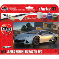 Lamborghini Huracan Evo Starter Set Airfix 1:43 Byggsats 11 cm