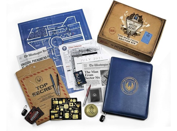 Mystery Agency Man From Sector Six Escape Room in a Box 