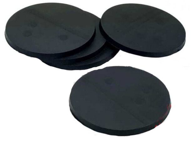 Plastbas Svart Round - 50mm (5 st) Green Stuff World 