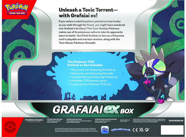 Pokemon Grafaiai ex Box