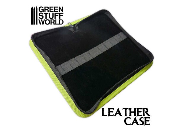 Premium Leather Case Tools & Brushes Green Stuff World 