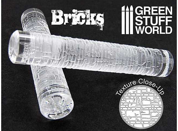 Rolling Pin Bricks Stonework - 25mm Green Stuff World 