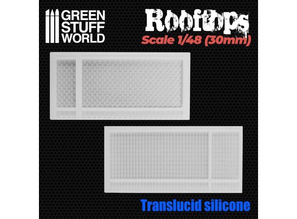 Silicone Molds Rooftops 1:48 Green Stuff World 