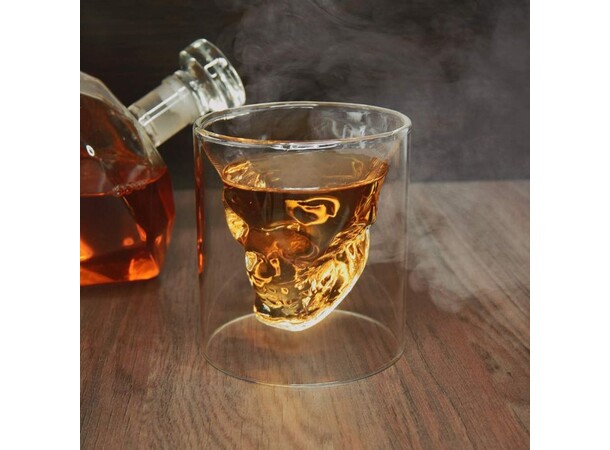 Skalle Shotteglas - 1 st Skull Shot Glass 