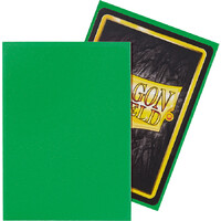 Sleeves Matte Apple Green x100 66x91 Dragon Shield Kortskydd m/deckbox