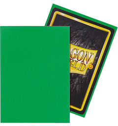 Sleeves Matte Apple Green x100 66x91 Dragon Shield Kortskydd m/deckbox