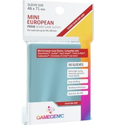 Sleeves Prime Mini European x50 46x71 Gamegenic Kortskydd