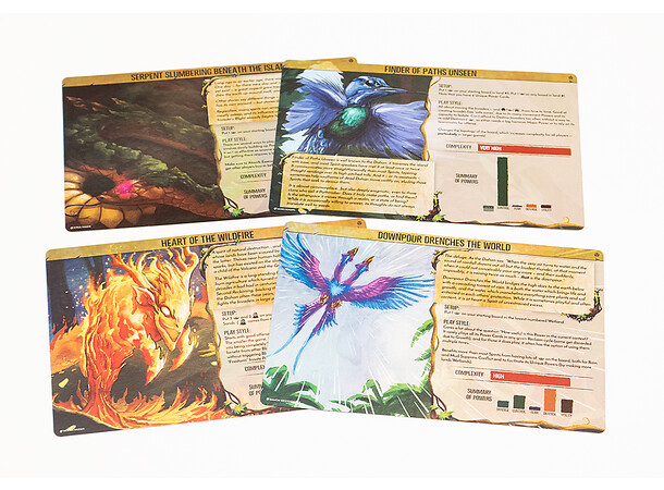Spirit Island Foil Panels Feather/Flame 