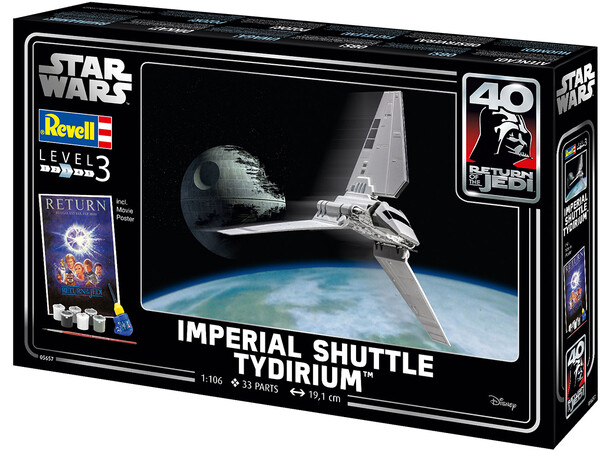 Star Wars Imperial Shuttle Tydirium Revell 1:106 Byggsats 