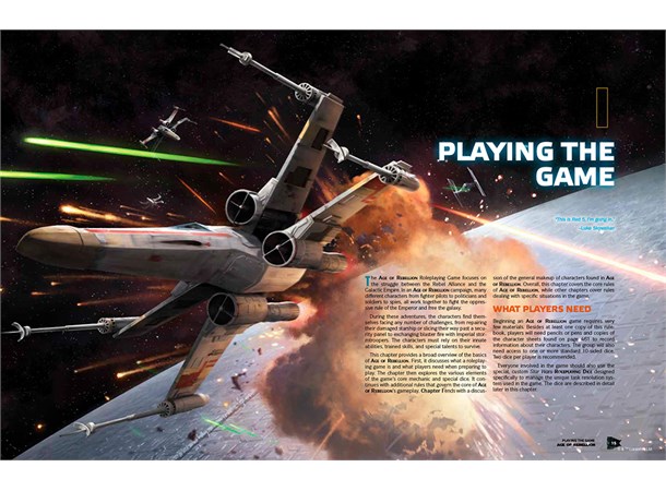Star Wars RPG AoR Core Rulebook Age of Rebellion Roleplaying Game 