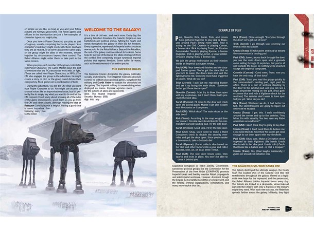 Star Wars RPG AoR Core Rulebook Age of Rebellion Roleplaying Game 