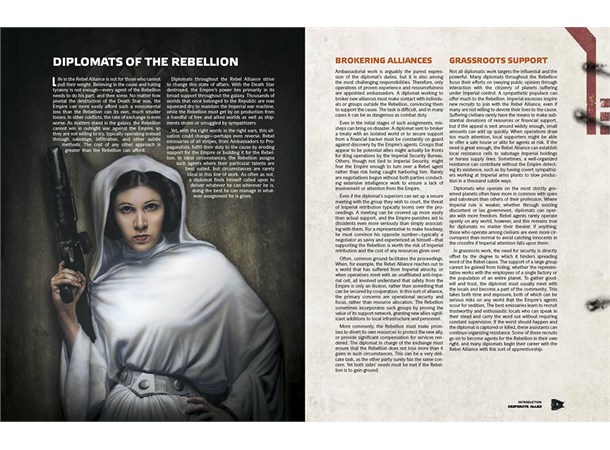 Star Wars RPG AoR Desperate Allies Age of Rebellion Roleplaying Game 
