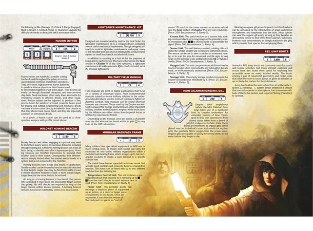 Star Wars RPG Gadgets and Gear 