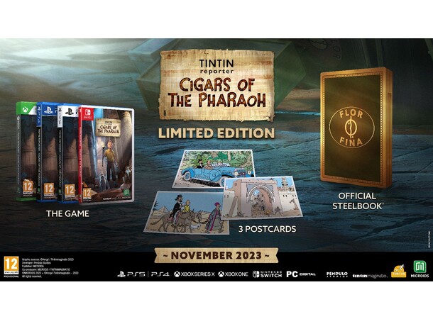 Tintin Cigars of the Pharaoh Switch Tintin Reporter - Limited Edition 