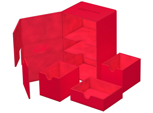 Twin Flip N Tray 160+ Röd Ultimate Guard - Monocolor 