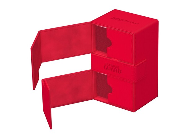 Twin Flip N Tray 160+ Röd Ultimate Guard - Monocolor 