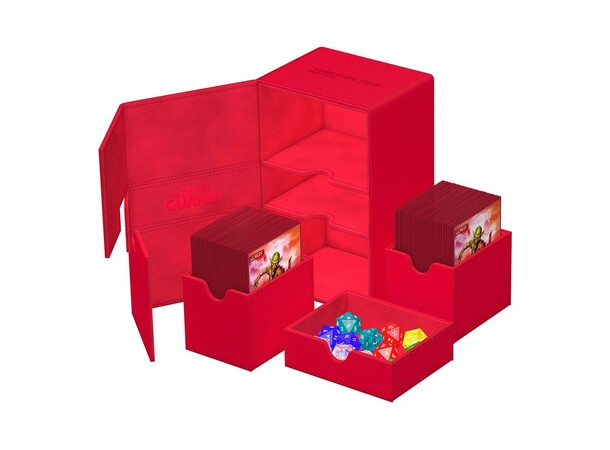 Twin Flip N Tray 160+ Röd Ultimate Guard - Monocolor 