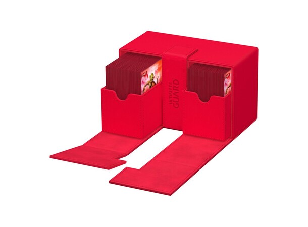 Twin Flip N Tray 160+ Röd Ultimate Guard - Monocolor 