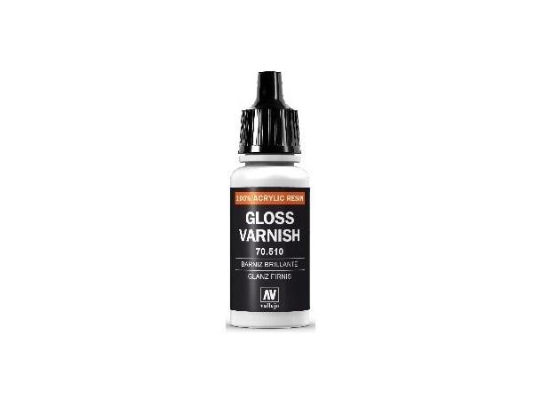 Vallejo Gloss Varnish Blank Klarlakk 17m 
