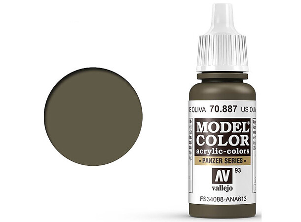 Vallejo Model Color Olive Drab 17ml 