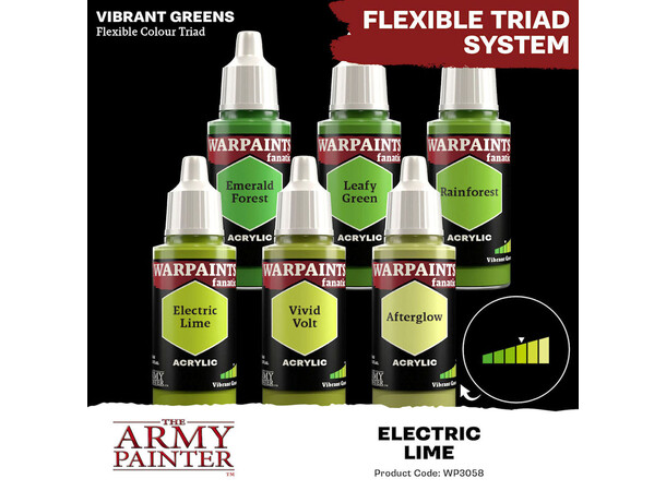 Warpaints Fanatic Electric Lime Army Painter 