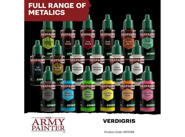 Warpaints Fanatic Verdigris Army Painter Effects 