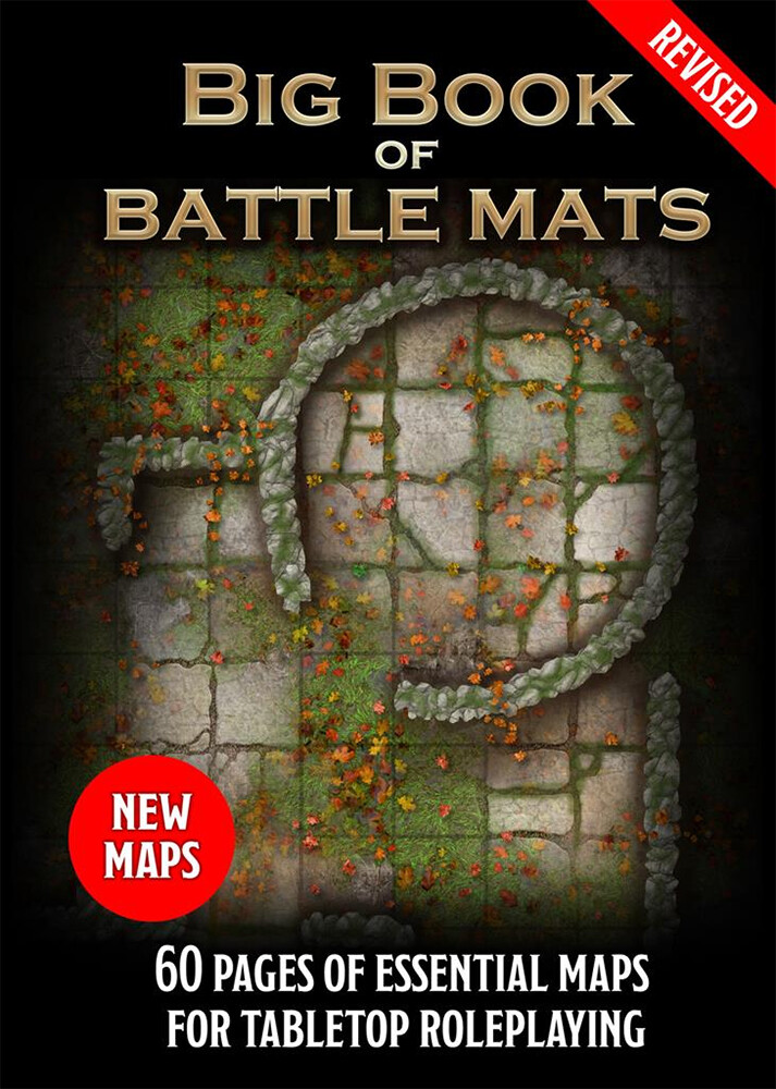 Book of Battlemats BIG Revised Edition Spiralbunden - 2,5 cm rutnät