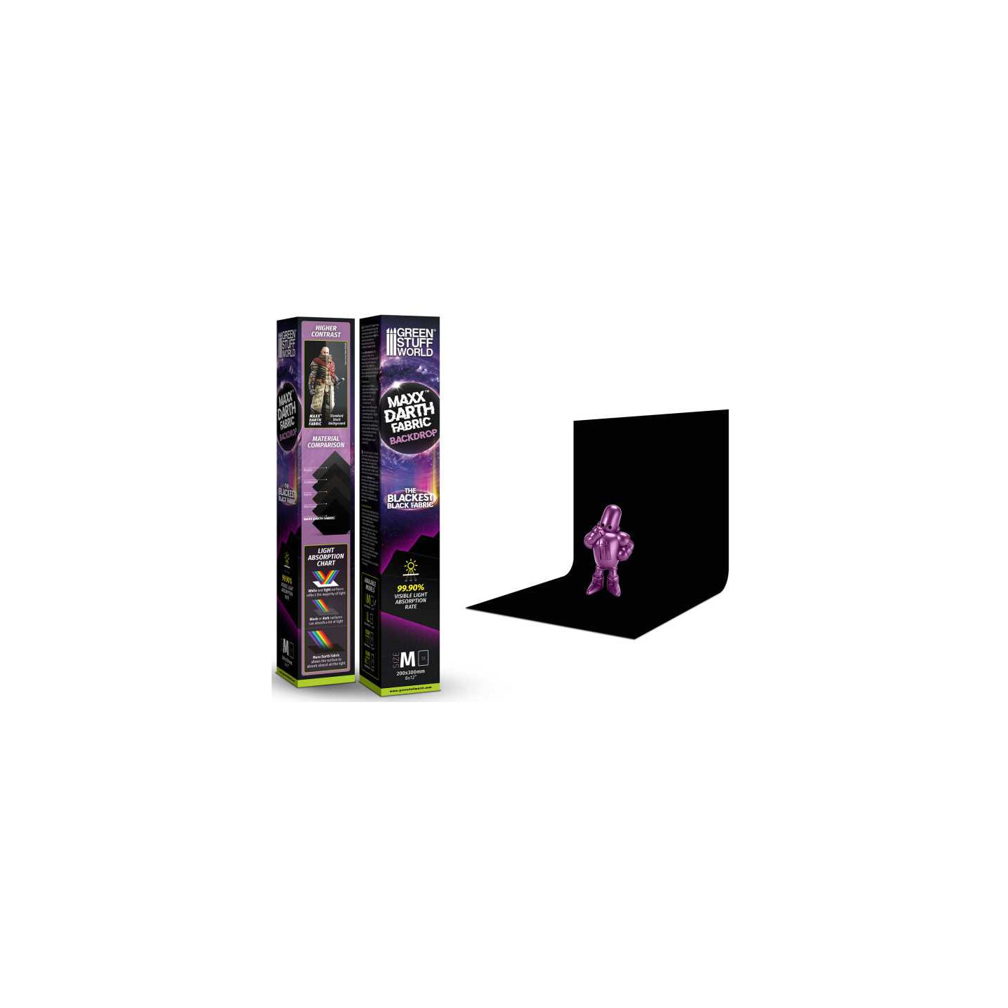 Maxx Darth Black Background 200x300mm Green Stuff World