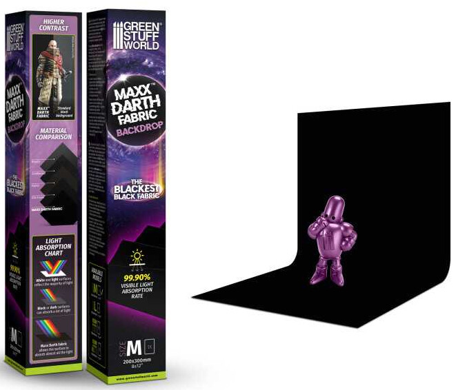 Maxx Darth Black Background 200x300mm Green Stuff World