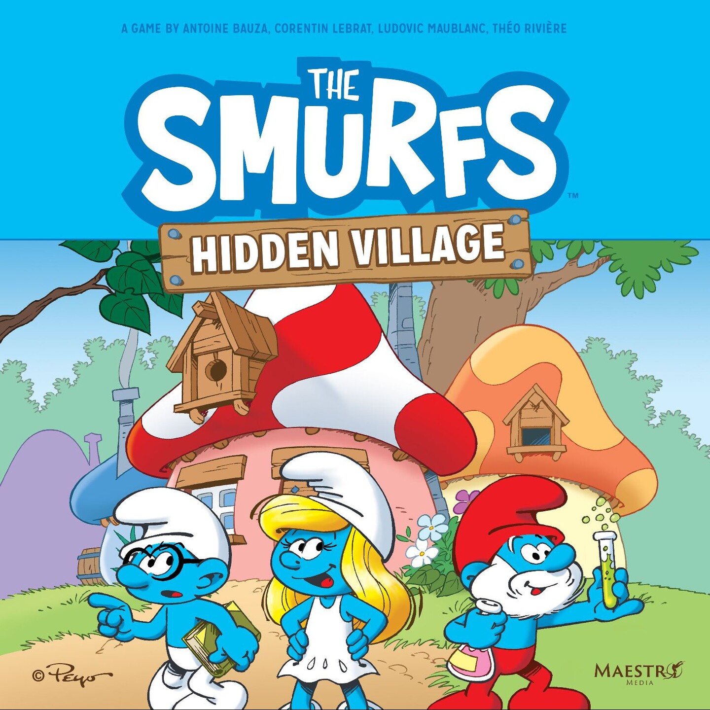 The Smurfs Hidden Village Brädspel