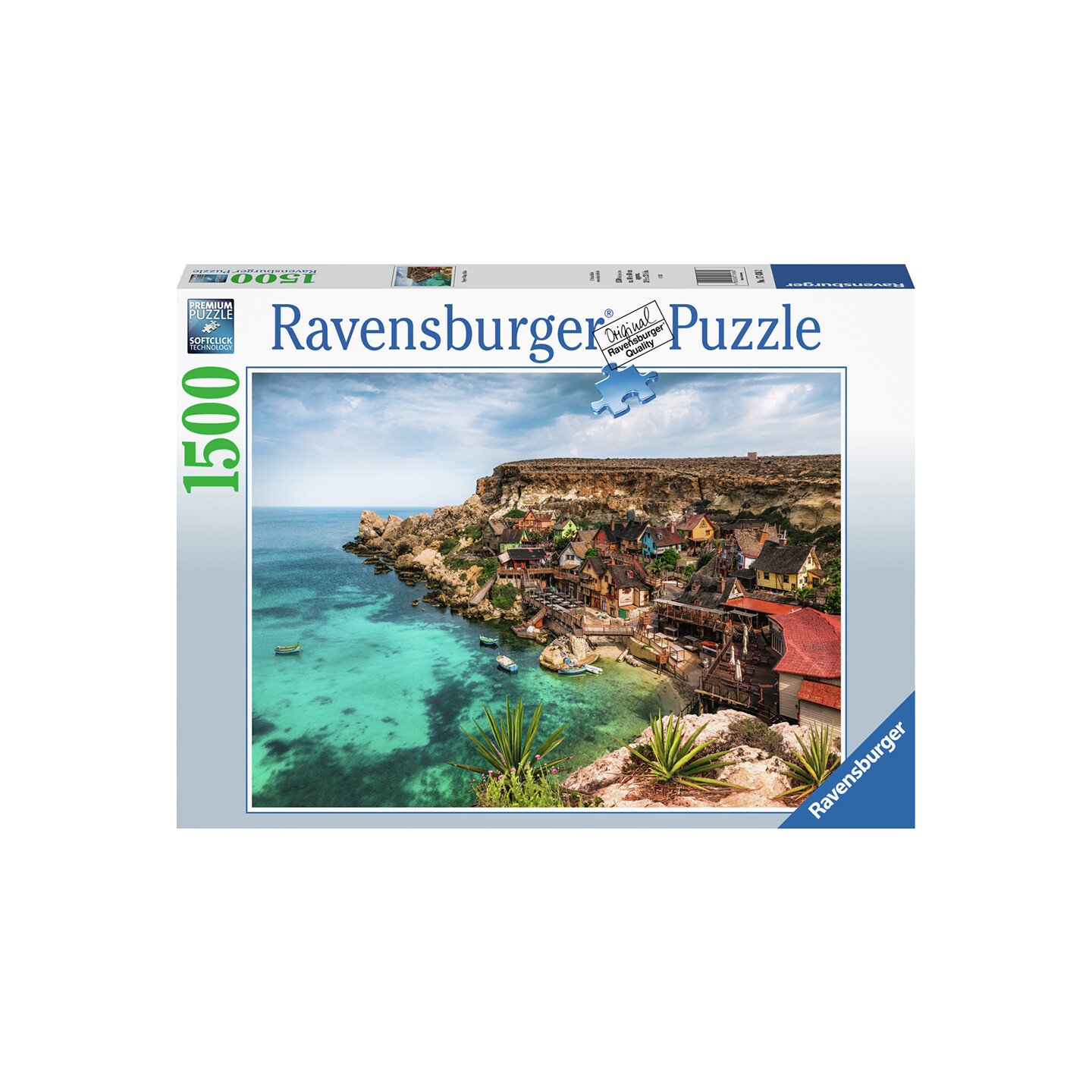 Popey Valley Malta 1500 bitar Pussel Ravensburger Puzzle