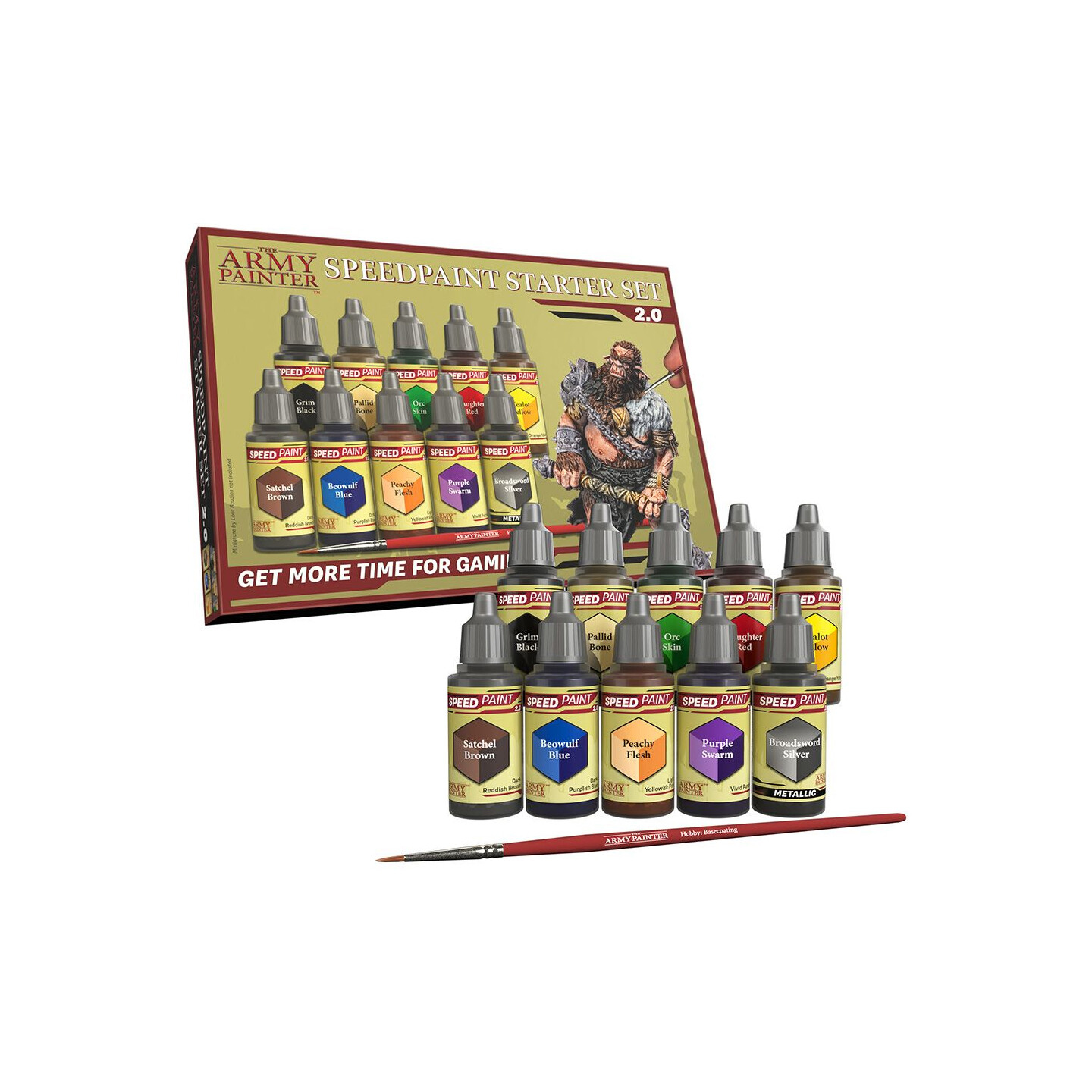 Army Painter Speedpaint Starter Set 2.0 10 färger + 1 Pensel