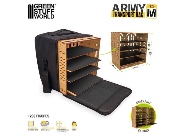 Army Transport Bag - Medium Green Stuff World 