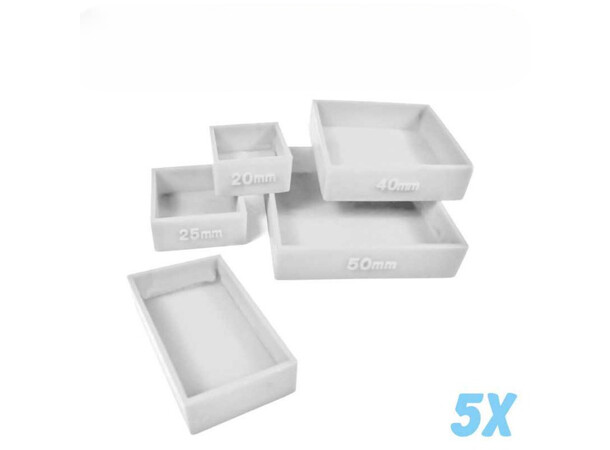 Bases Containment Moulds Square x5 Green Stuff World 