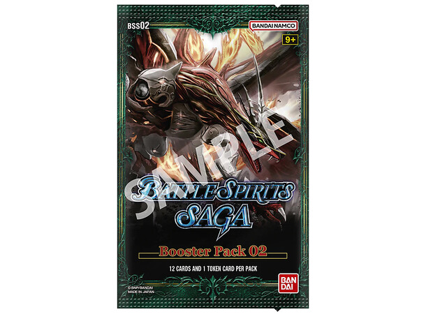Battle Spirits Saga BSS02 Booster False Gods -12 kort per paket 