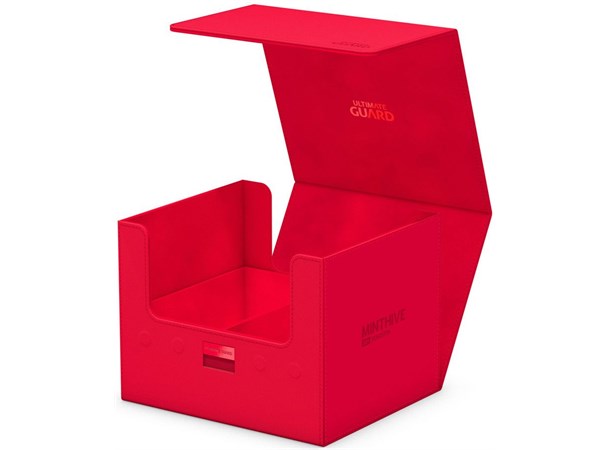 Card Box Minthive Monocolor 30+ Rød Ultimate Guard Xenoskin 