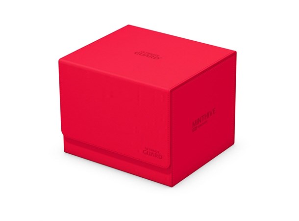Card Box Minthive Monocolor 30+ Rød Ultimate Guard Xenoskin 