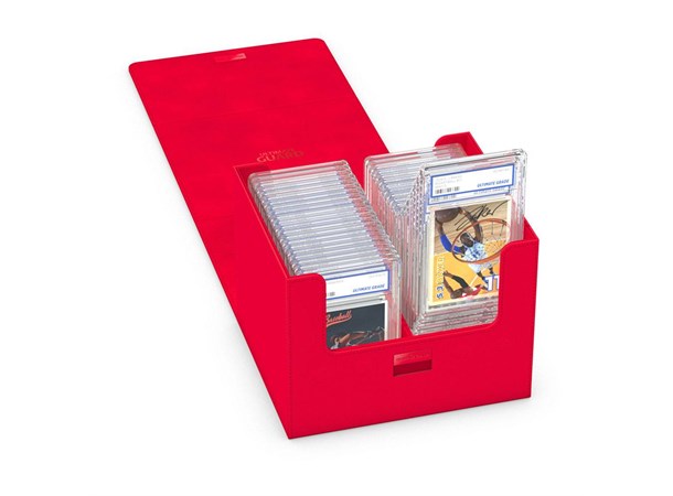 Card Box Minthive Monocolor 30+ Rød Ultimate Guard Xenoskin 