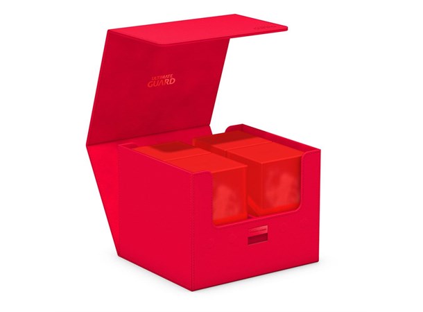 Card Box Minthive Monocolor 30+ Rød Ultimate Guard Xenoskin 