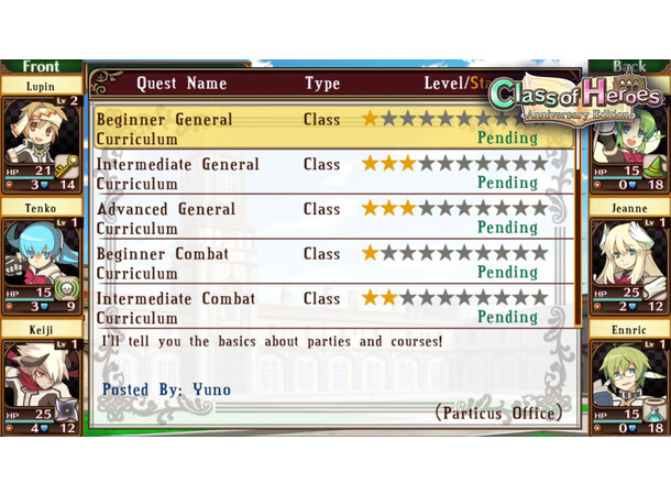 Class of Heroes 1 & 2 Switch Complete Edition 