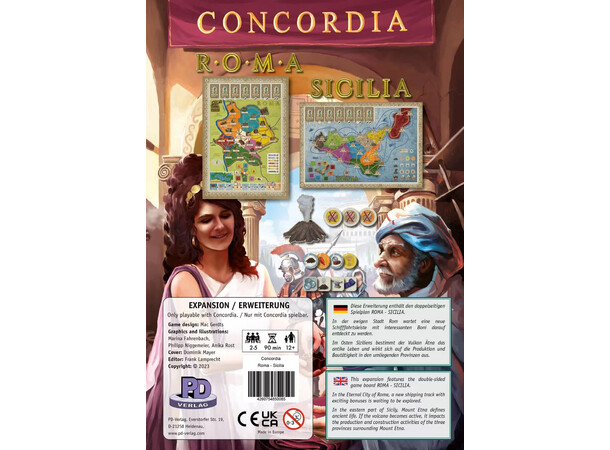 Concordia Roma/Sicilia Expansion Expansion till Concordia + Venus 