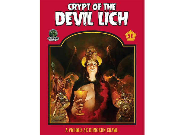 D&D 5E Adventure Crypt of the Devil Lich Dungeons & Dragons Scenario Level 15 