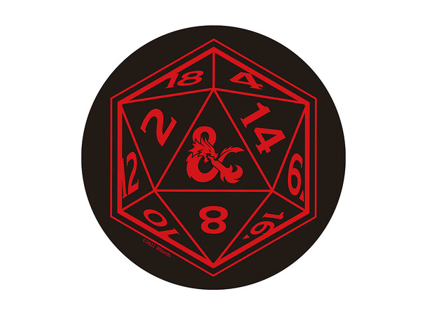 D&D Desk Pad 80x30 cm Inkluderer Coaster 