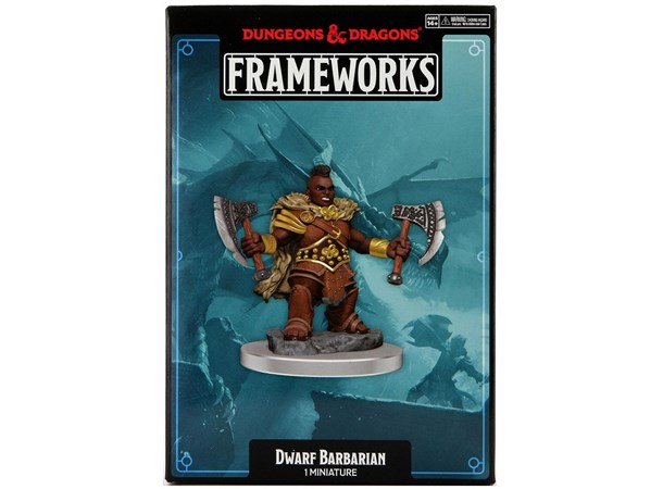 D&D Figur Frameworks Dwarf Barbarian Female 