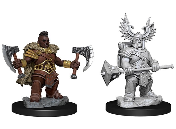 D&D Figur Frameworks Dwarf Barbarian Female 