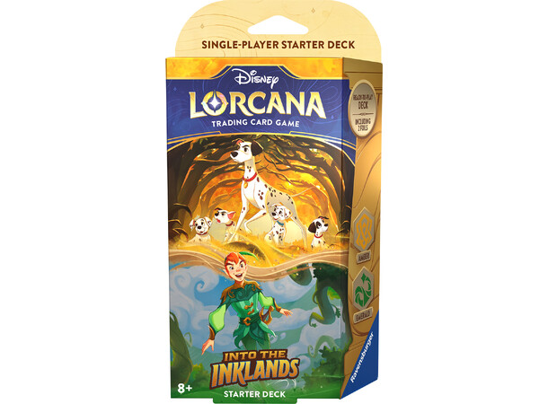Disney Lorcana Inklands Starter Deck B Into the Inklands - Amber & Emerald 