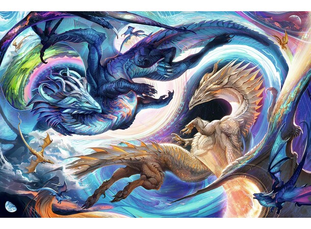Dragon at Day & Night 5000 bitar Pussel - Ravensburger Puzzle 