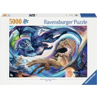 Dragon at Day & Night 5000 bitar Pussel - Ravensburger Puzzle