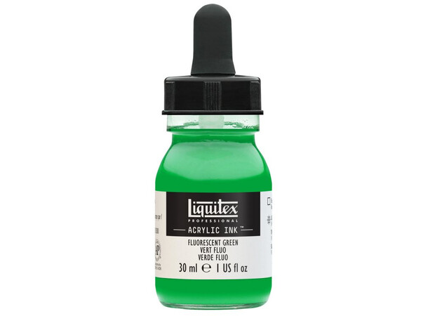 Ink Acrylic Fluorescent Green Liquitex 985 - 30 ml 