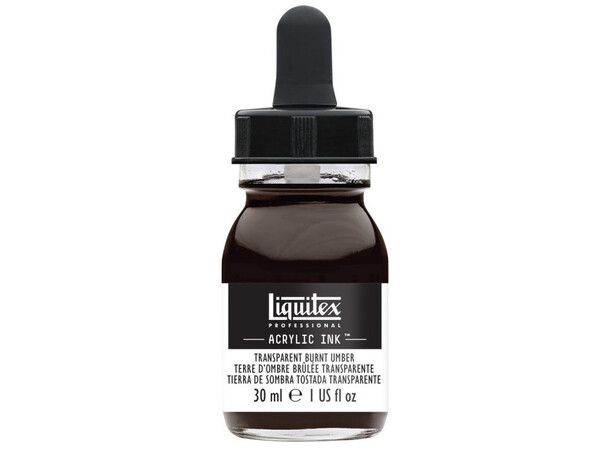 Ink Acrylic Transparent Burnt Umber Liquitex 130 - 30 ml 